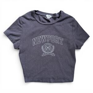 Garage Newport Graphic Crop Baby Tee Size XS